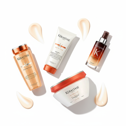 Kérastase Nutritive Complete Hydration System with Shampoo, Conditioner, Mask and Serum