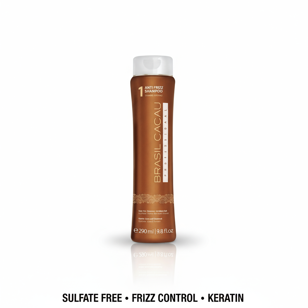 Brasil Cacau Shampoo - Frizz Control Shampoo 290ml (Sulfate Free)