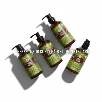 Inoar Afro Vegan Ultimate Curl Care Bundle - 4-Step Complete System