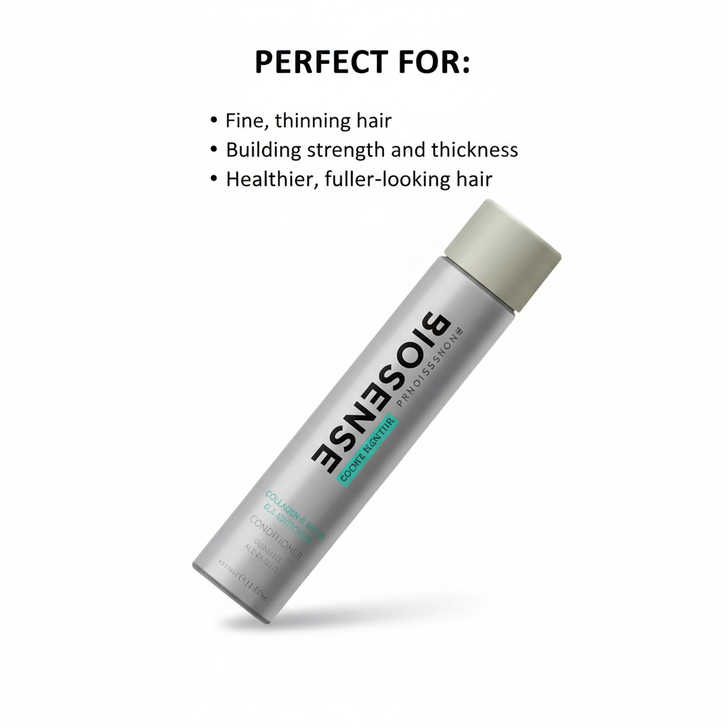 Biosense Collagen and Biotin Conditioner 300ml - Strengthening Formula for Fine Hair