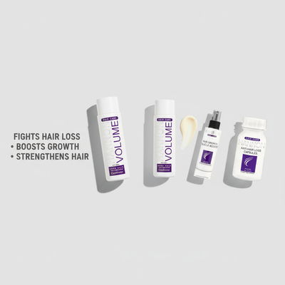 Hannon Hair Loss Bundle - Angled with benefits