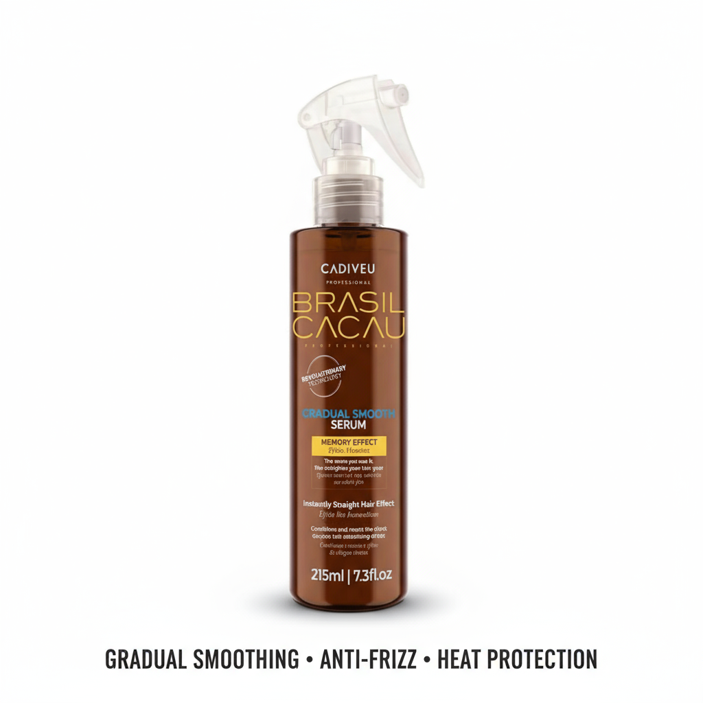Brasil Cacau Gradual Smooth Serum 215ml - Anti Frizz Hair Serum