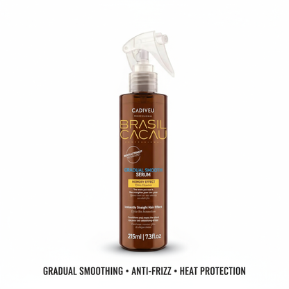 Brasil Cacau Gradual Smooth Serum 215ml - Anti Frizz Hair Serum