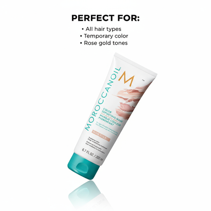 Moroccanoil Color Deposit Mask Rose Gold - Perfect For