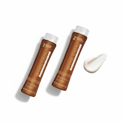 Brasil Cacau Anti-Frizz Duo Bundle - 2-Step Sulfate-Free Frizz Control System