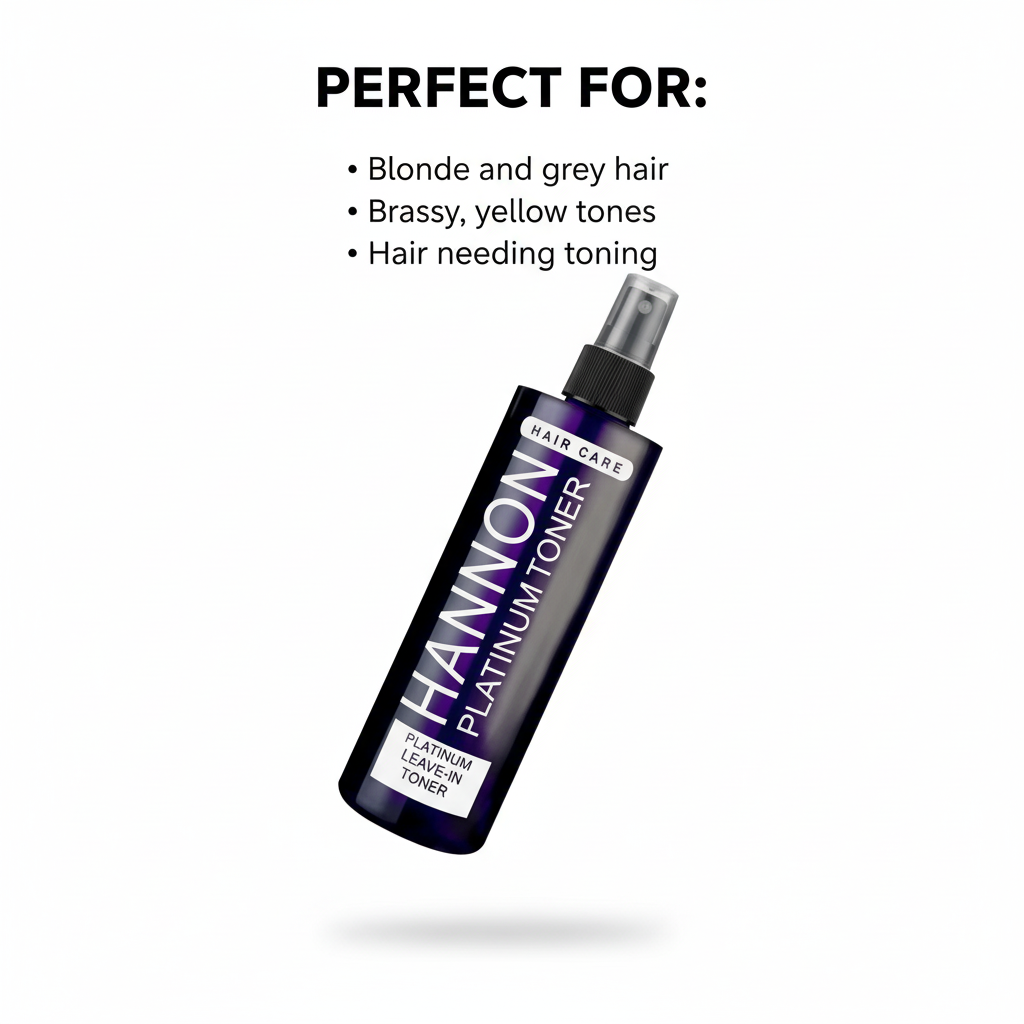 Hannon Platinum Leave-In Toner - Perfect For