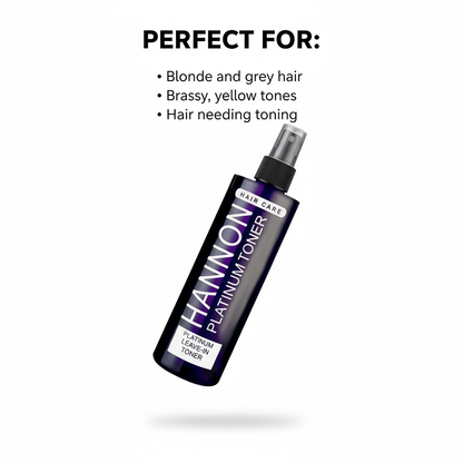 Hannon Platinum Leave-In Toner - Perfect For