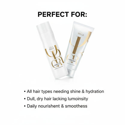 Wella Oil Reflections Shampoo & Conditioner Bundle - Luminous Shine Duo