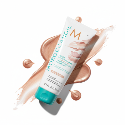 Moroccanoil Color Deposit Mask Rose Gold - Artistic with smears