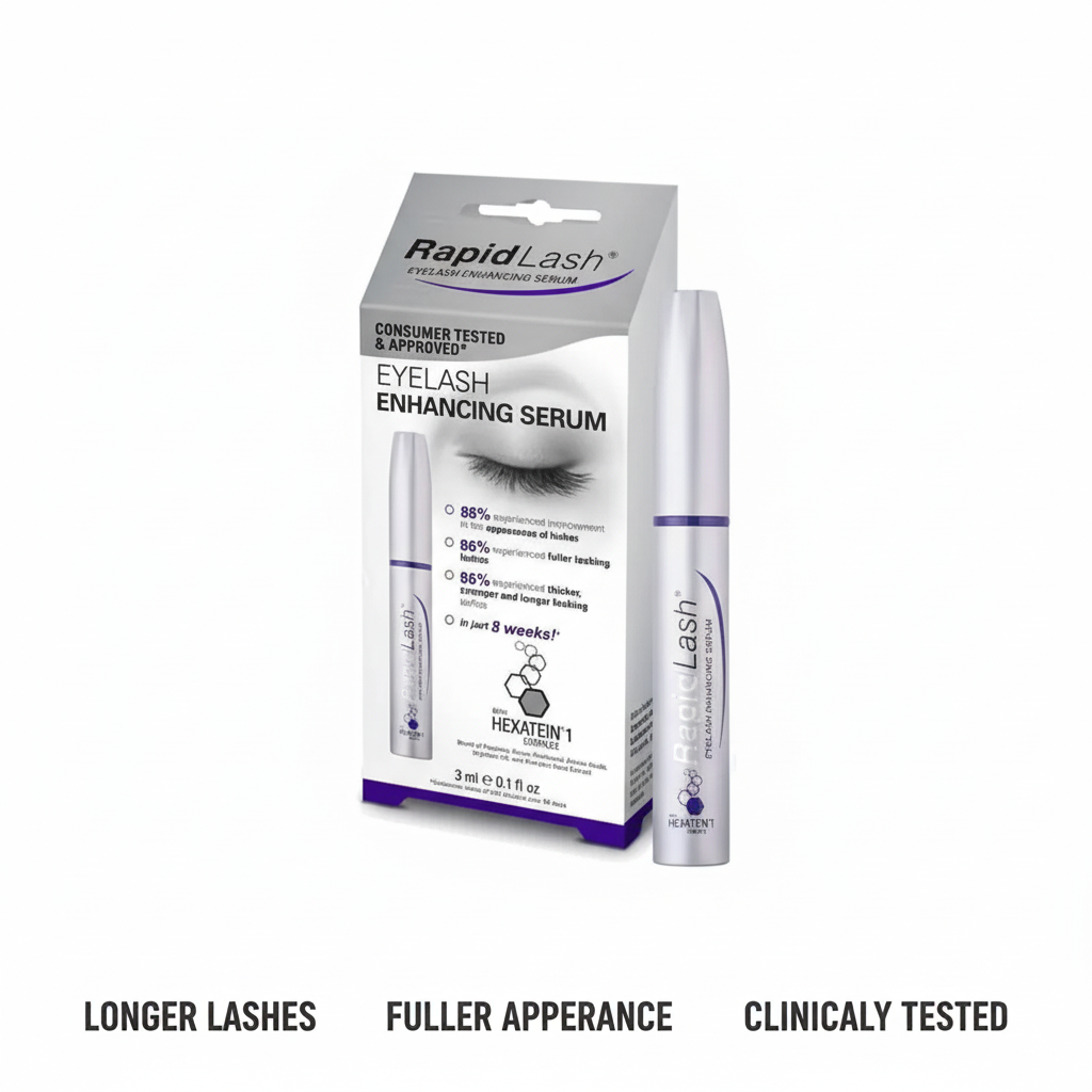 RapidLash Eyelash Enhancing Serum - Longer Lashes, Fuller Appearance, Clinically Tested
