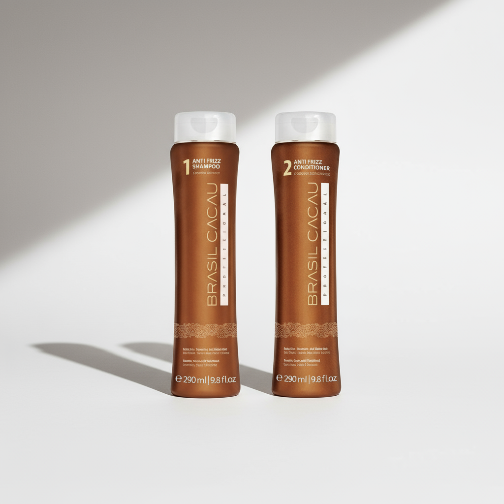 Brasil Cacau Anti-Frizz Duo Bundle - 2-Step Sulfate-Free Frizz Control System