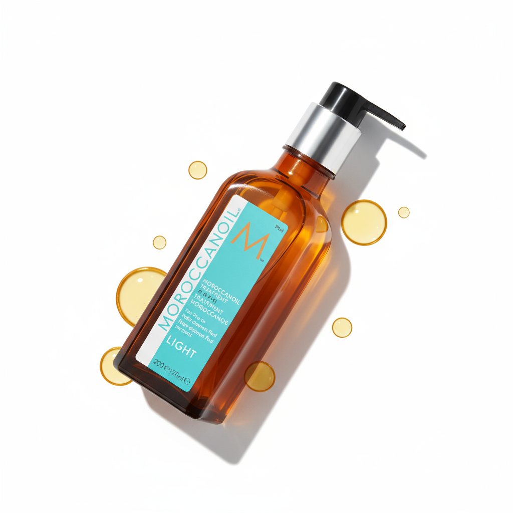 Moroccanoil Light Oil - Artistic with droplets