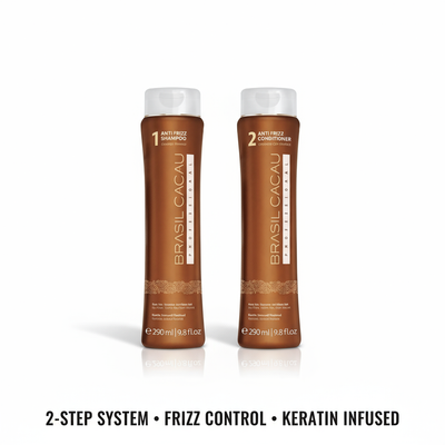 Brasil Cacau Anti-Frizz Duo Bundle - 2-Step Sulfate-Free Frizz Control System