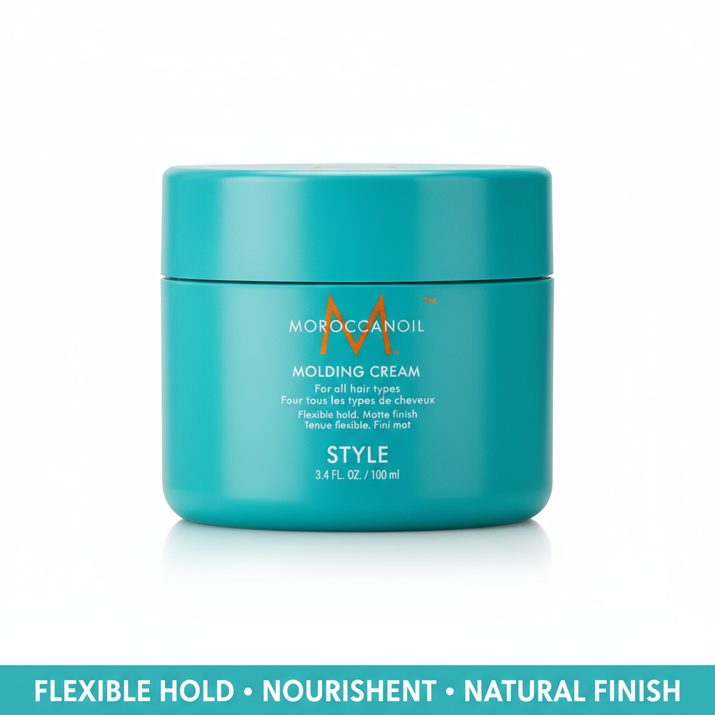 Moroccanoil Molding Cream - Drop shadow with benefits