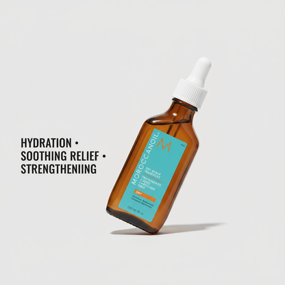 Moroccanoil Dry Scalp Treatment - Angled with benefits
