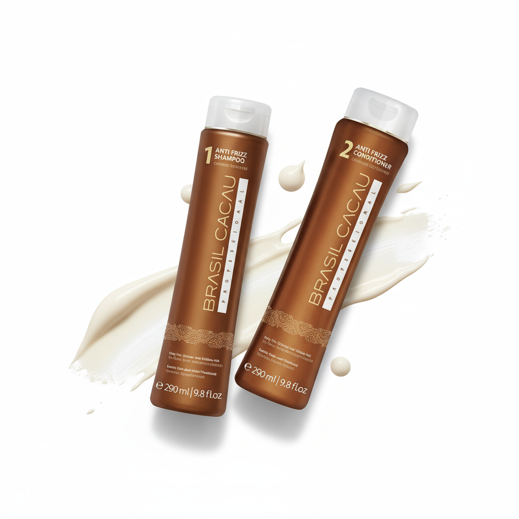 Brasil Cacau Anti-Frizz Duo Bundle - 2-Step Sulfate-Free Frizz Control System