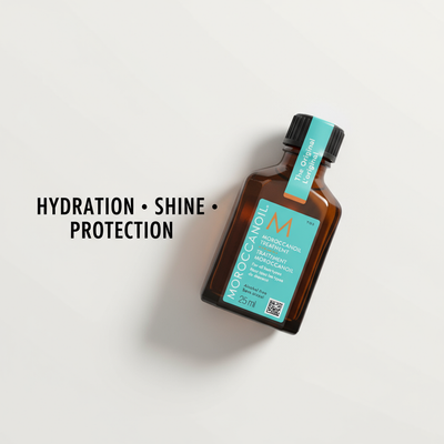 Moroccanoil Oil Treatment 25ml - Angled with benefits