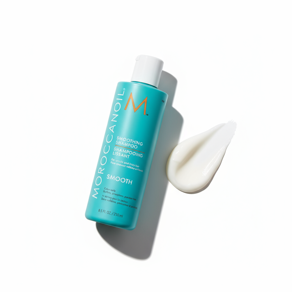 Moroccanoil Smoothing Shampoo - Clean overhead shot