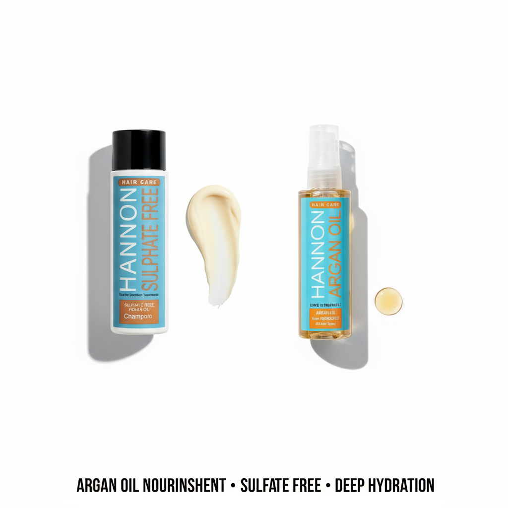 Hannon Argan Oil Bundle - Drop shadow with benefits