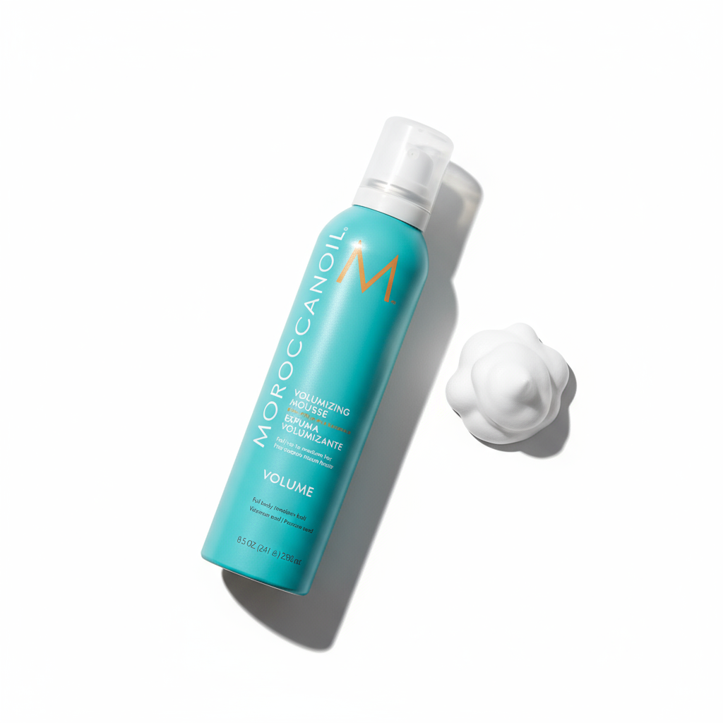 Moroccanoil Volumizing Mousse - Clean overhead shot