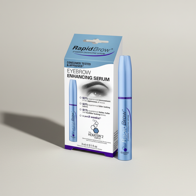 RapidBrow Eyebrow Enhancing Serum with Dramatic Shadow - Professional Product Photography