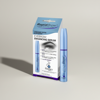 RapidBrow Eyebrow Enhancing Serum with Dramatic Shadow - Professional Product Photography