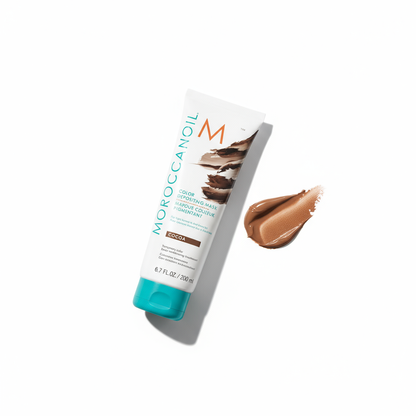 Moroccanoil Color Deposit Mask Cocoa - Clean overhead shot