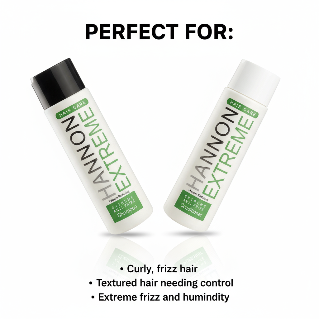 Hannon EXTREME Anti-Frizz Bundle - Perfect For