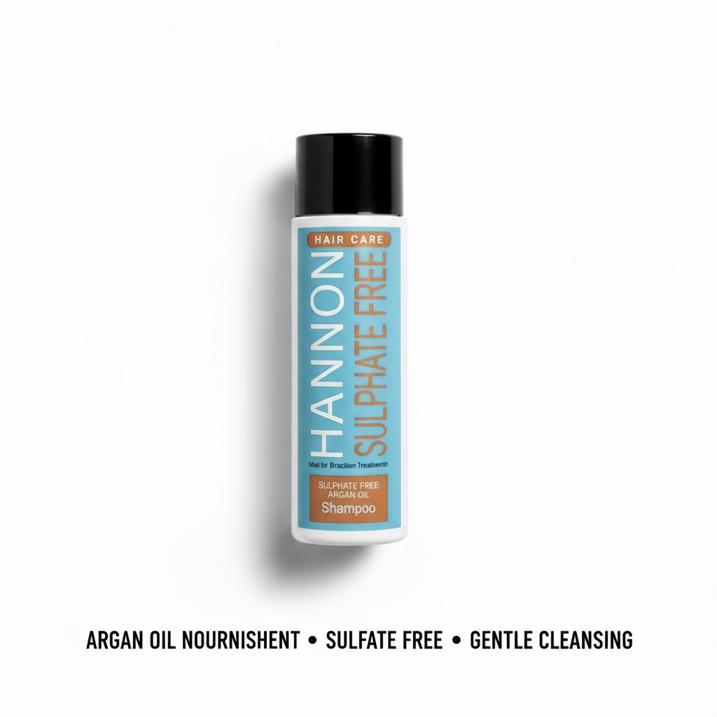 Hannon Argan Oil Sulphate Free Shampoo - Drop shadow with benefits
