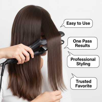 In-use styling demonstration