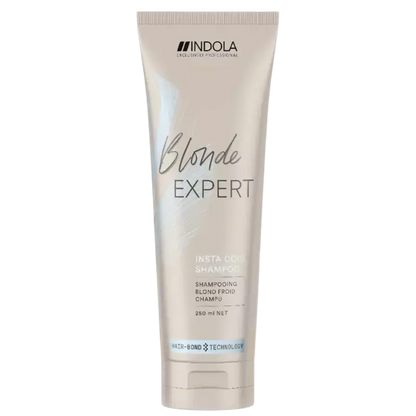 Indola Blonde Expert Insta Cool Shampoo: Tone & Revitalize Blonde Hair - 250ml
