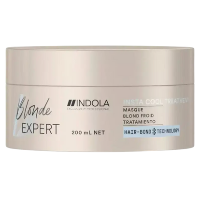 Indola Blonde Expert Insta Cool Treatment: Hair Masque for Cool Blondes with Hair-Bond Technology