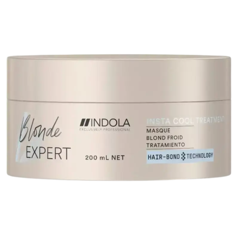 Indola Blonde Expert Insta Cool Treatment: Hair Masque for Cool Blondes with Hair-Bond Technology