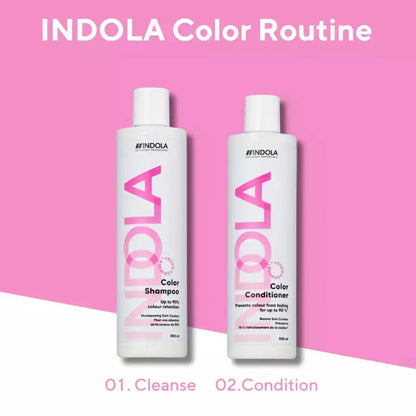 Indola Color Shampoo & Conditioner: Vegan Hair Care for Color Protection & Retention