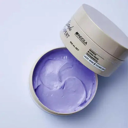 Indola Blonde Expert Insta Cool Treatment: Purple hair mask for blonde hair, hair care product