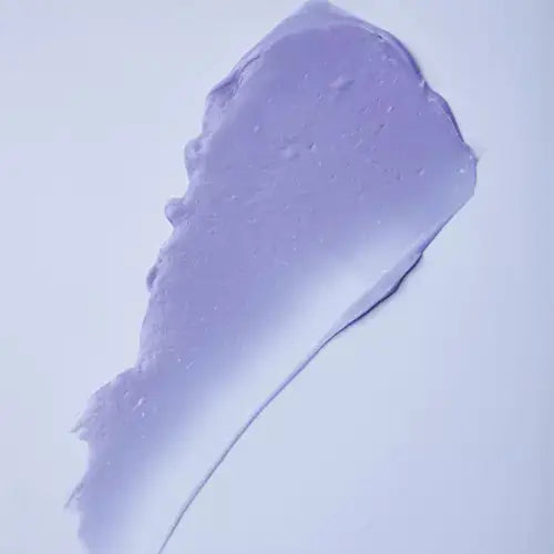 Indola Blonde Expert Insta Cool Treatment swatch: Purple hair mask for cool blonde tones & shine. Hair care product.