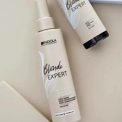 Indola Blonde Expert Insta Strong Spray: Strengthening Leave-In Conditioner for Blonde Hair