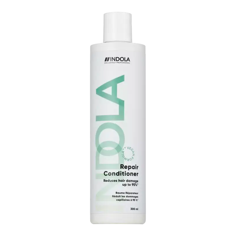 Indola Repair Conditioner: Vegan Formula to Reduce Hair Damage up to 95%