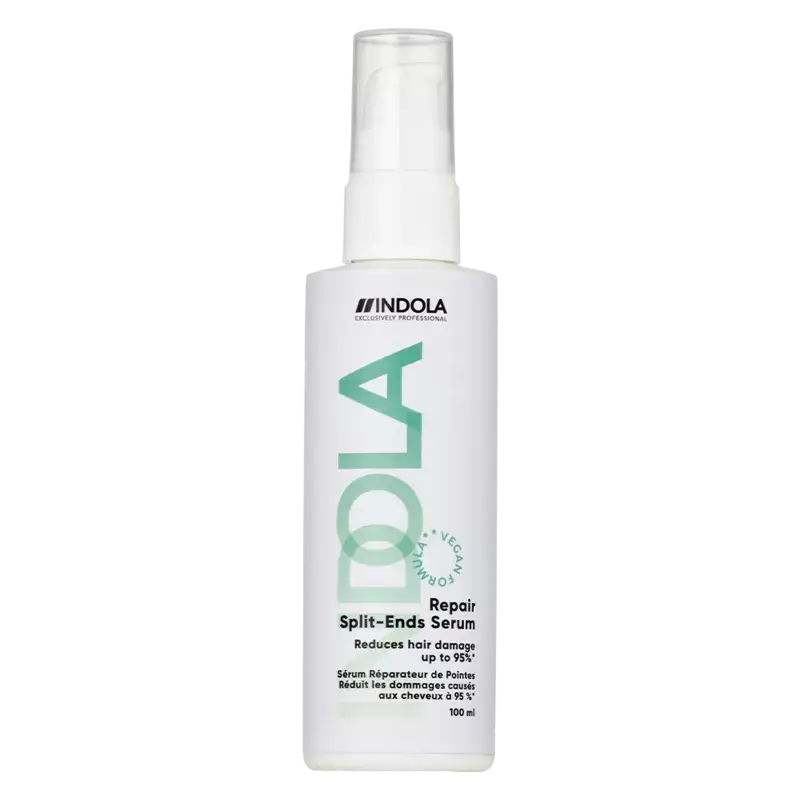 Indola Repair Split Ends Serum 100ml - Professional Hair Care for Damaged Hair, Vegan Formula