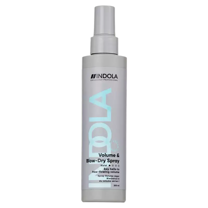 Indola Volume & Blow-Dry Spray 200ml: Hair Styling for Volume & Heat Protection