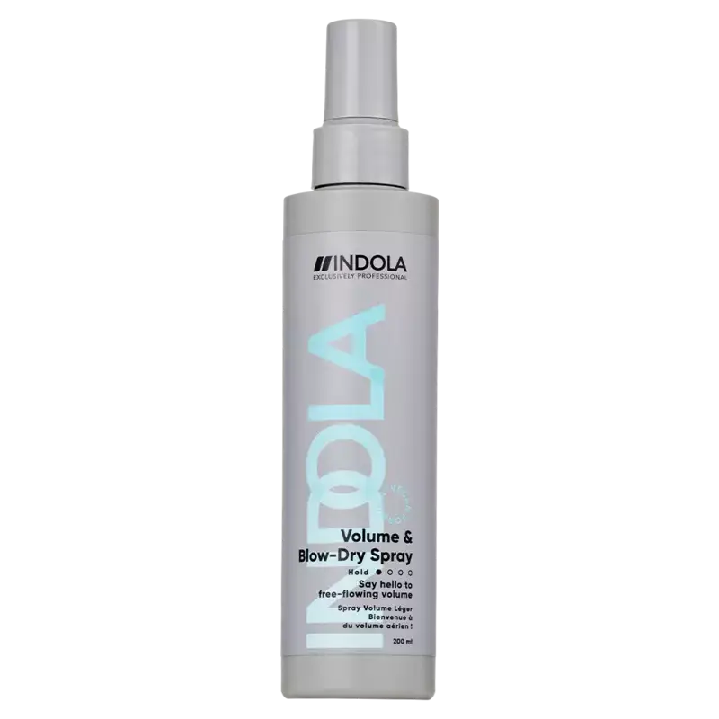 Indola Volume & Blow-Dry Spray 200ml: Hair Styling for Volume & Heat Protection