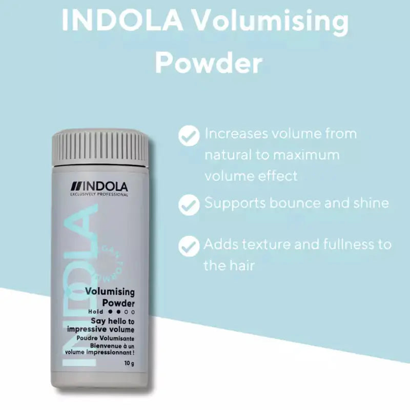 Indola Volumizing Powder: Boost Hair Volume & Texture - Image