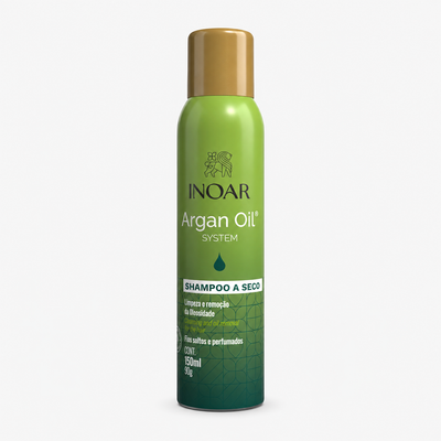 Inoar Argan Oil System Dry Shampoo 150ml front view on a white background