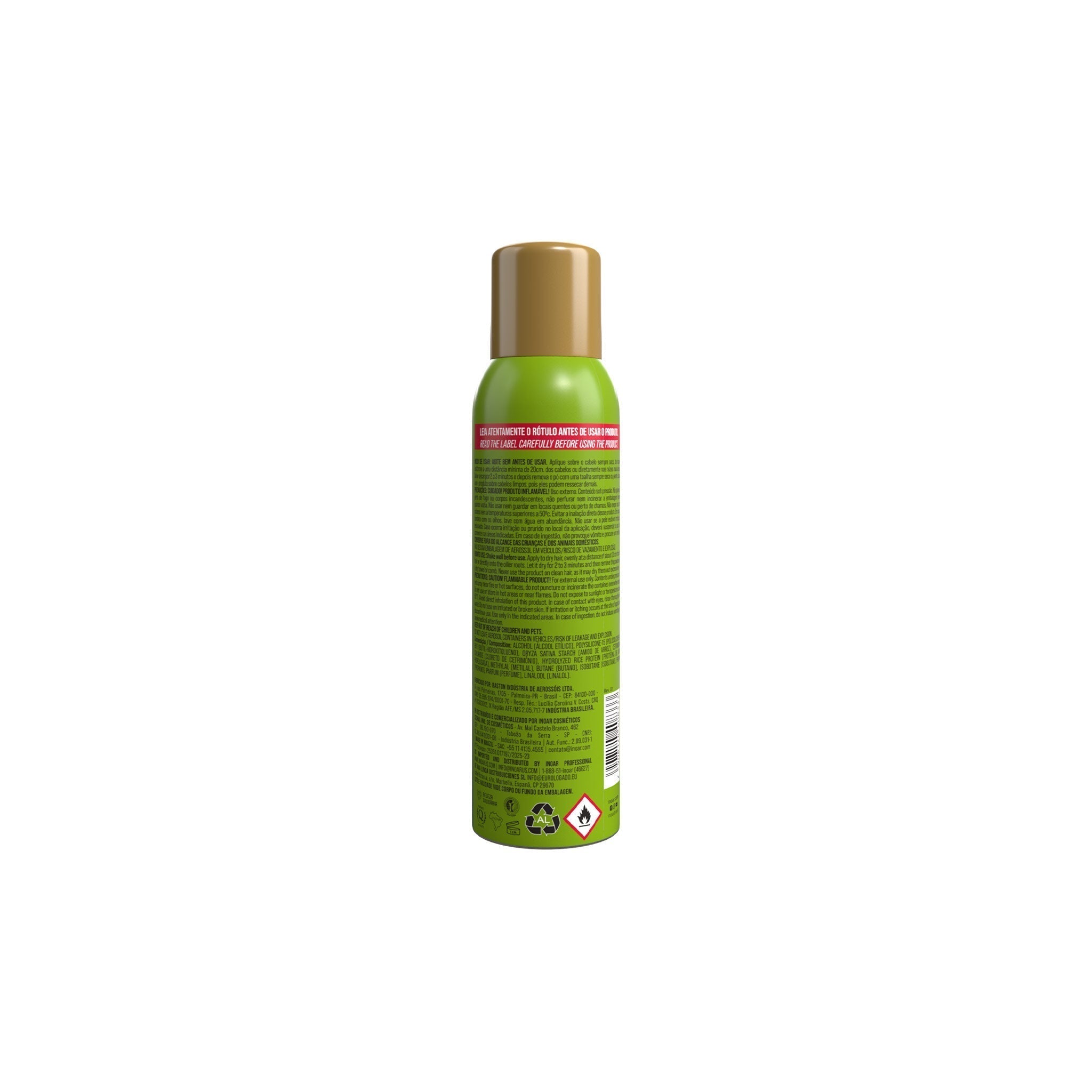 Inoar Argan Oil System Dry Shampoo 150ml alternate packaging view