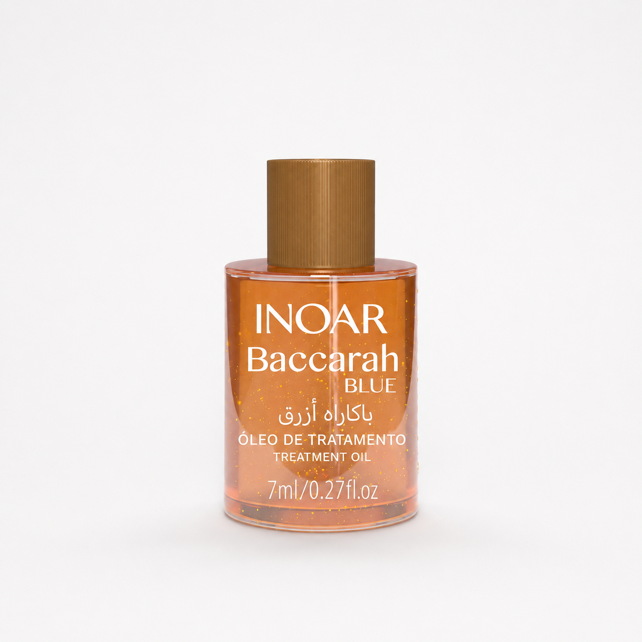 Inoar Baccarah Blue Treatment Oil 7ml front view on a white background