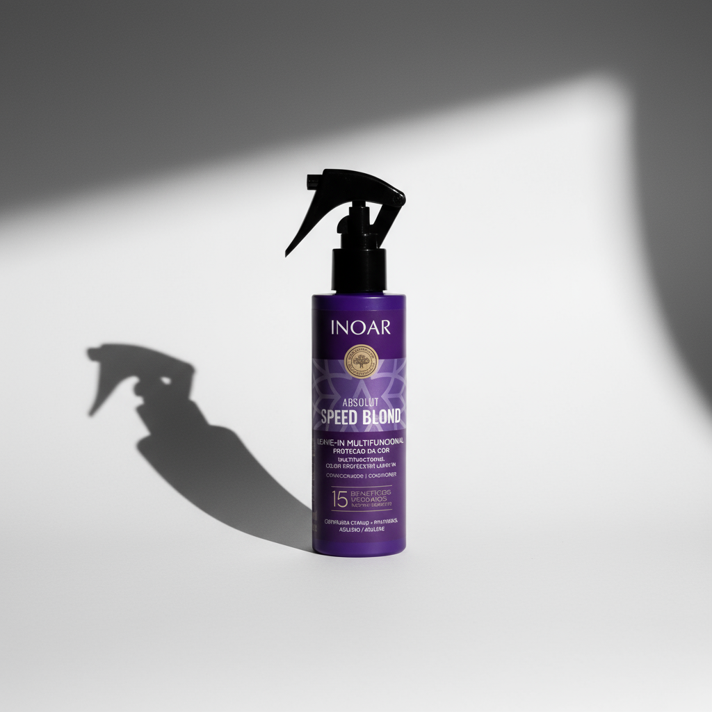 Inoar Absolut Speed Blond Leave-In spray bottle for blond hair color protection and treatment