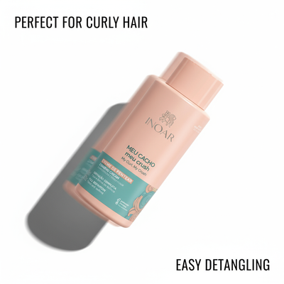 Inoar My Curl My Crush Combing Cream leave-in cream for curly hair with easy detangling benefits