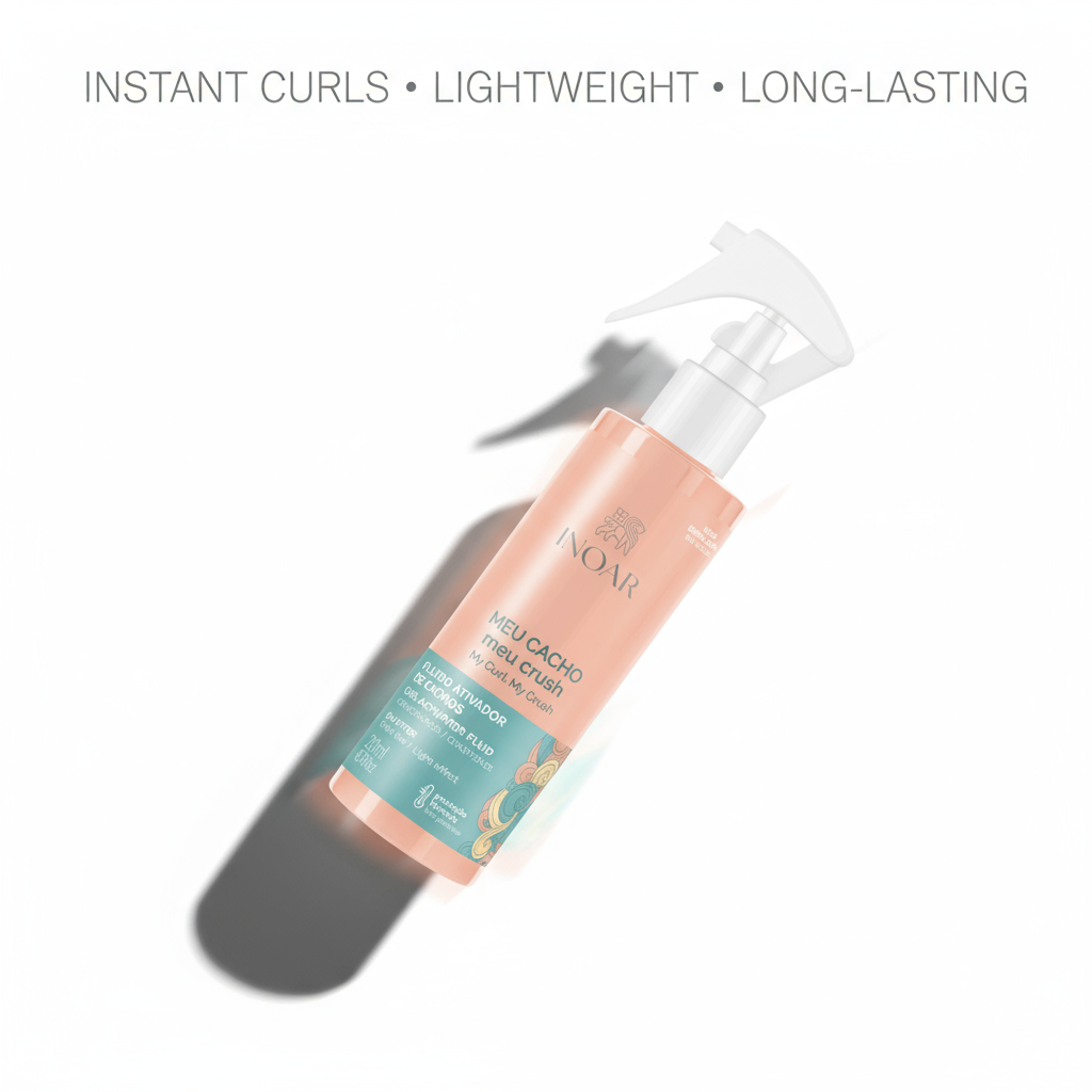 Inoar My Curl My Crush Curl Activator Spray for lightweight, instant, and long-lasting curls