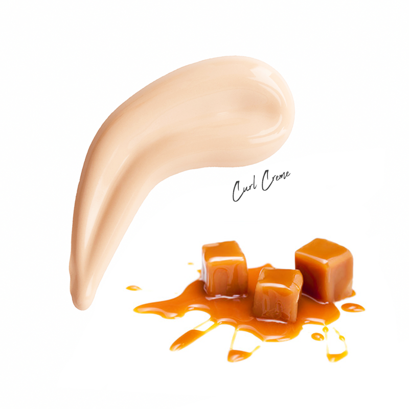 Crème De La Curl Creme texture swatch — lightweight curl-defining cream