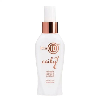 Transform your hair with It's a 10 Miracle Coily Leave In 120ml for luxurious curls and soft waves.